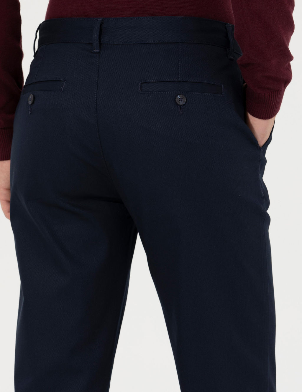 Lacivert Regular Fit Kanvas Pantolon - Pierre cardin фото 7