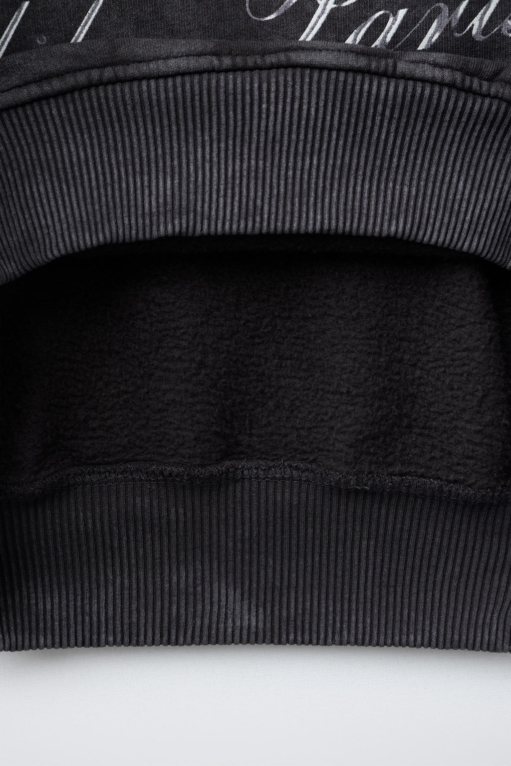 FADED SLOGAN PRINT HOODIE - Zara фото 4