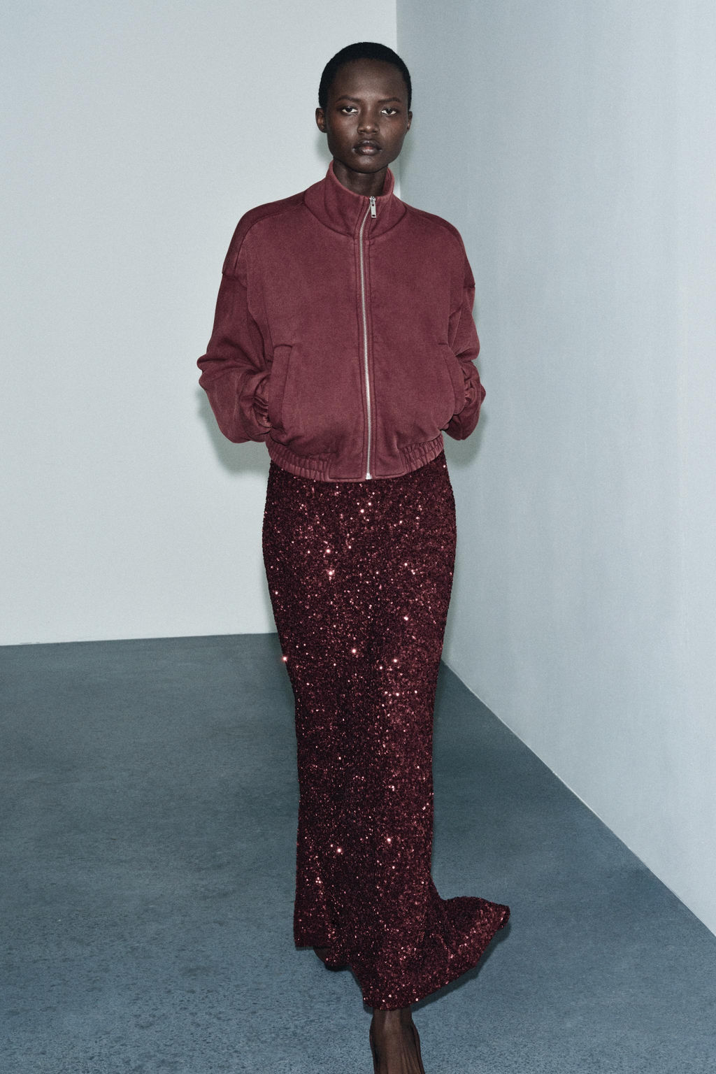 WASHED FLEECE JACKET - Zara фото 9