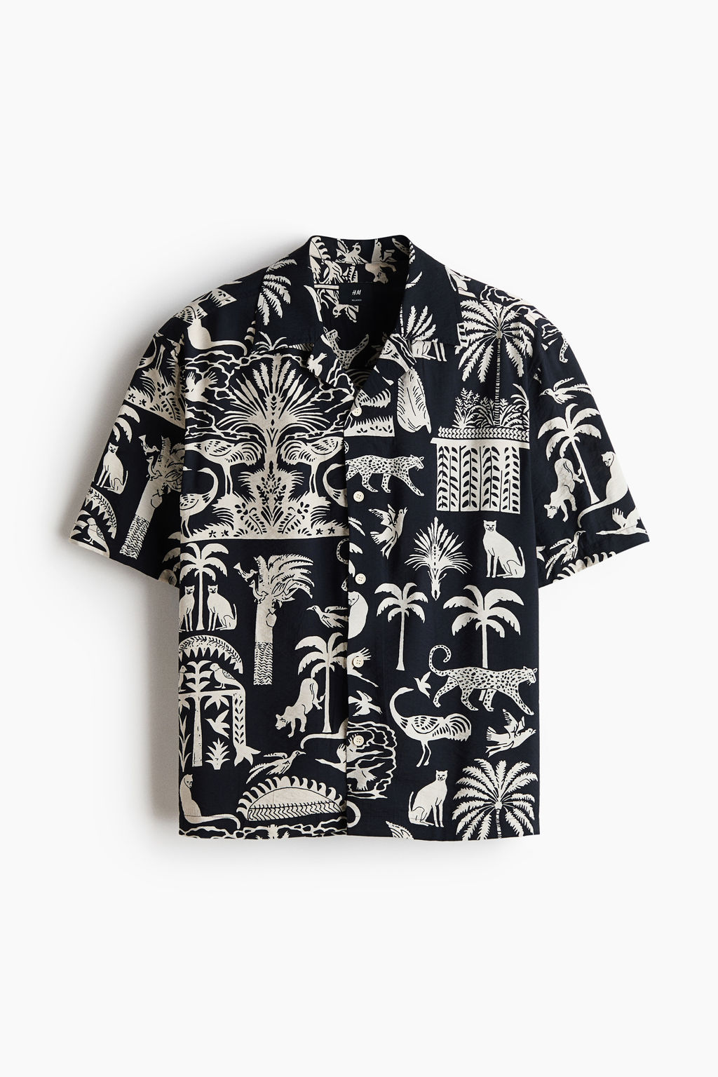 Camisa resort estampada Relaxed Fit - H&m фото 2