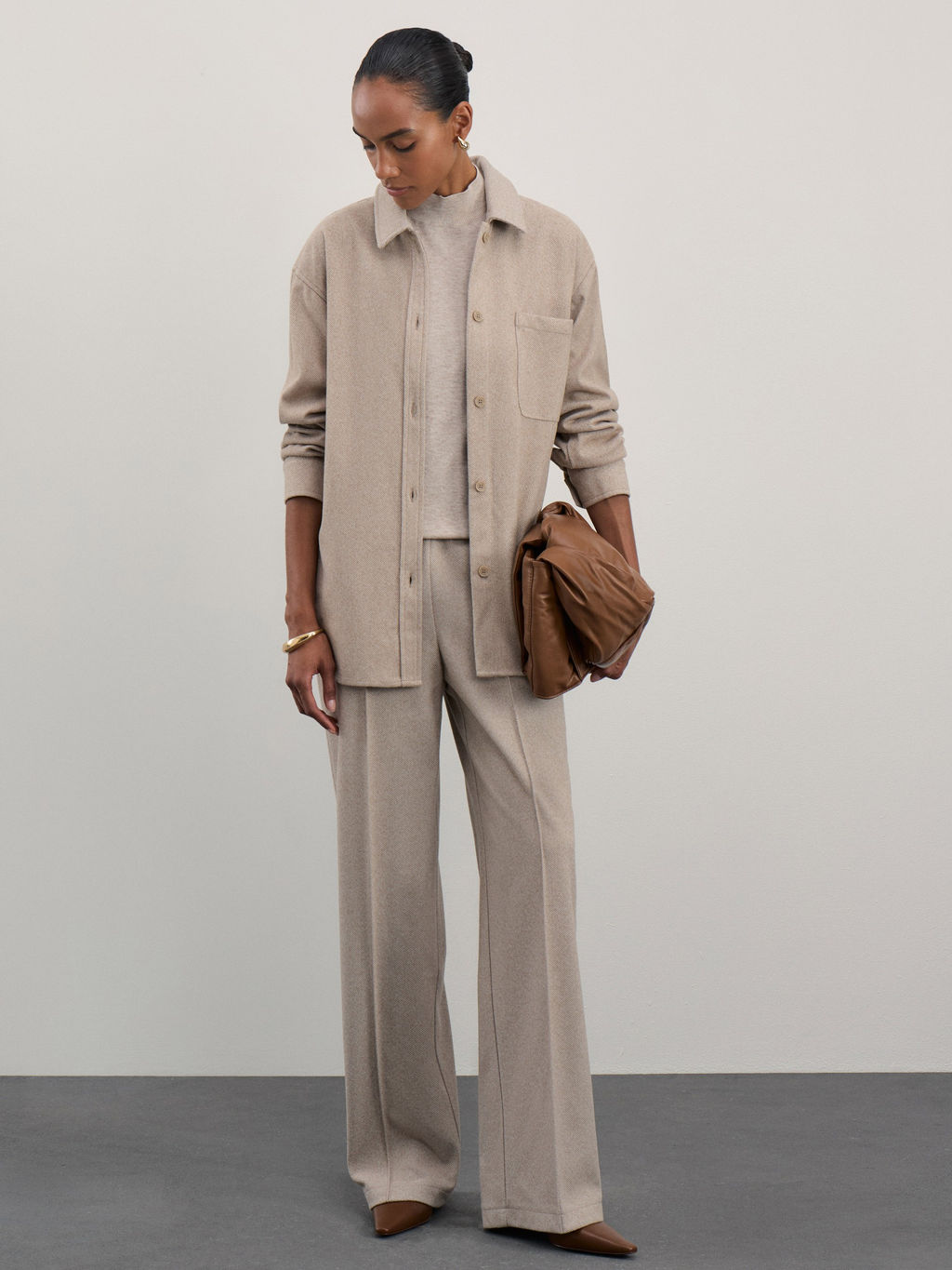 Рубашка с карманом прямого кроя / Zarina  фото 2