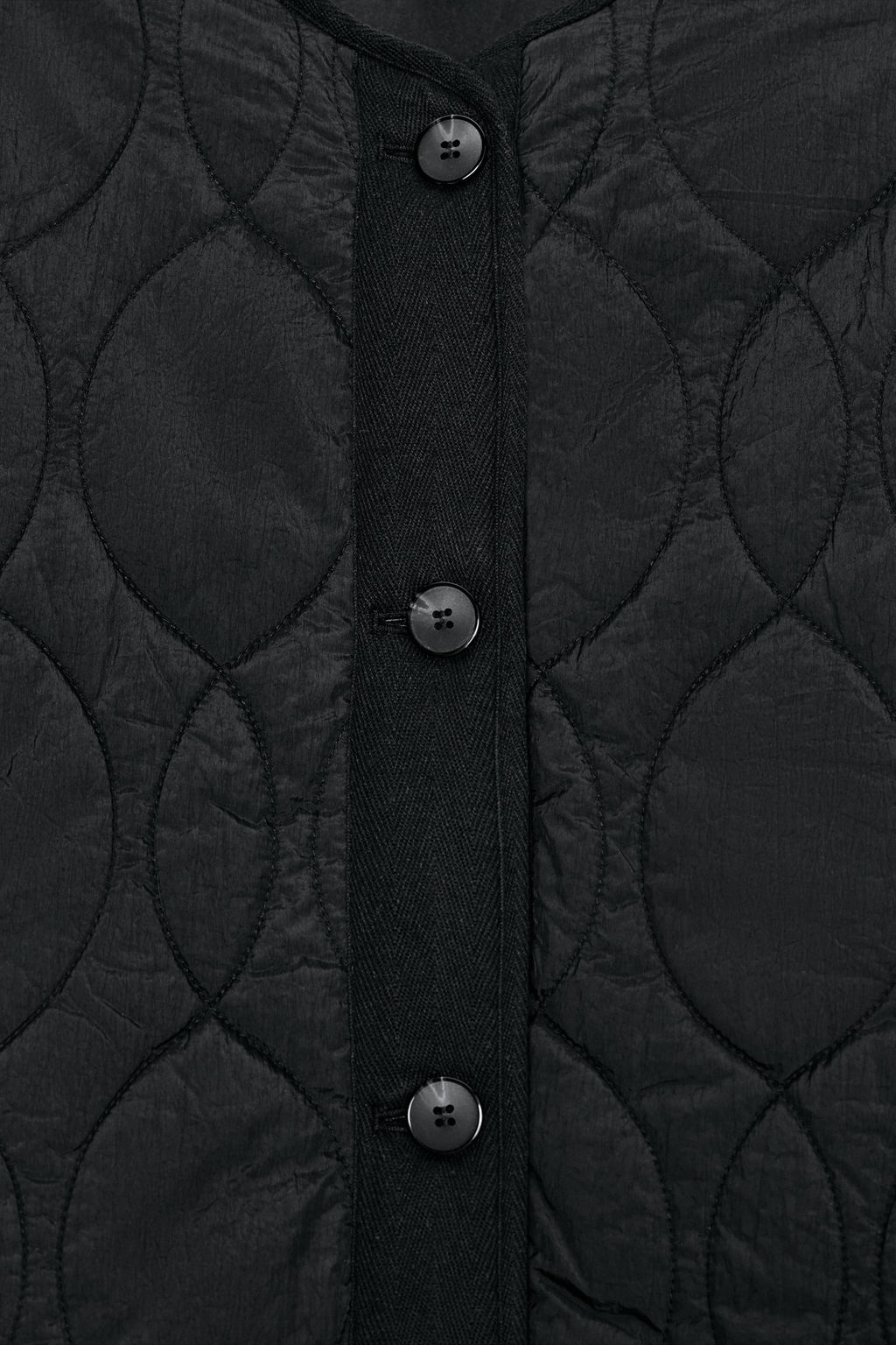 CAZADORA CORTA ACOLCHADA / Negro - Zara фото 10