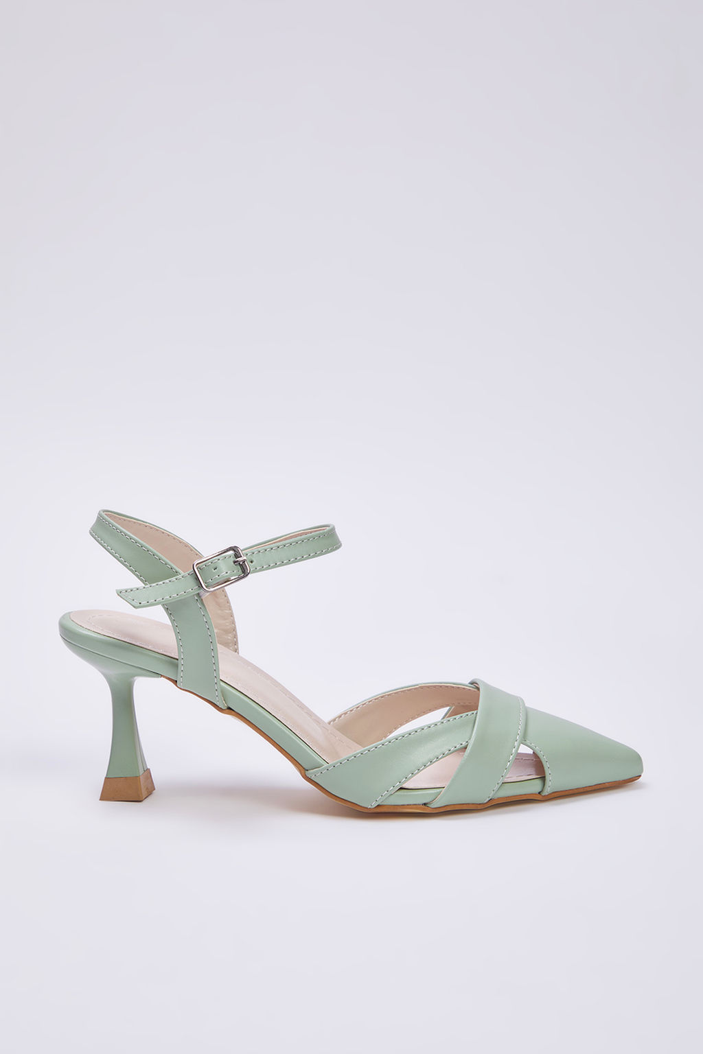 Trendyol Shoes Bej Cut Out Detayl? Sivri Burun Kad?n Klasik Topuklu Ayakkab? TAKSS25TO00029 - Trendyolmilla фото 20