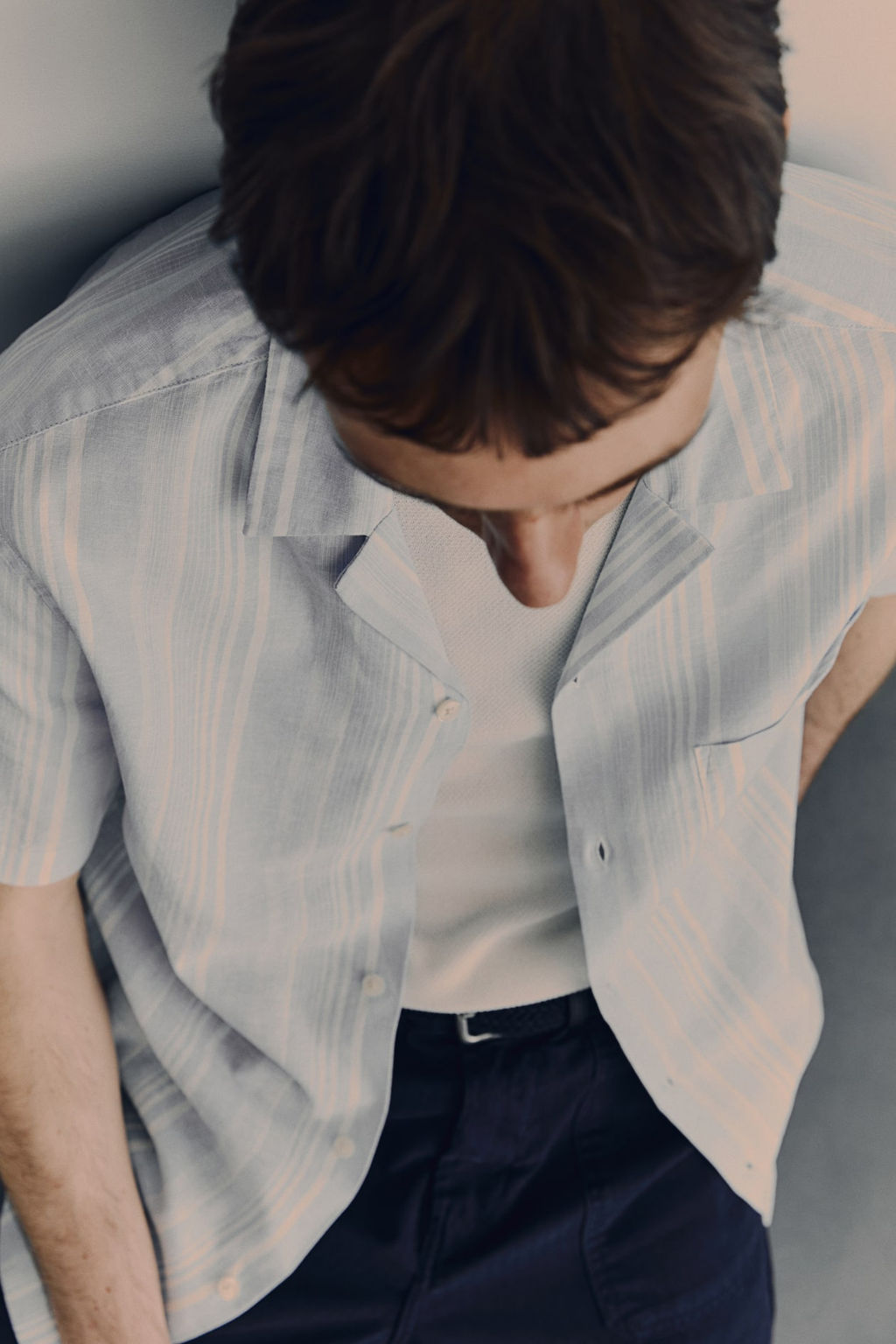Camisa resort en mezcla de lino Regular Fit - H&m фото 5