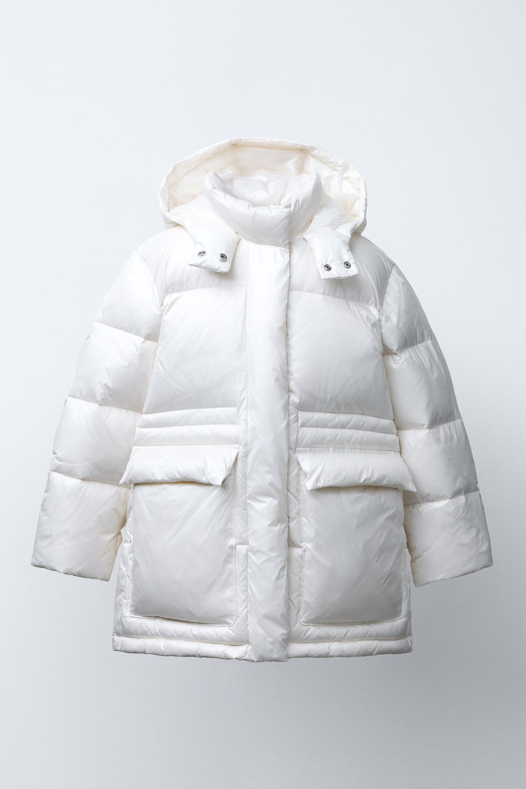 WATER-REPELLENT FEATHER DOWN PUFFER JACKET