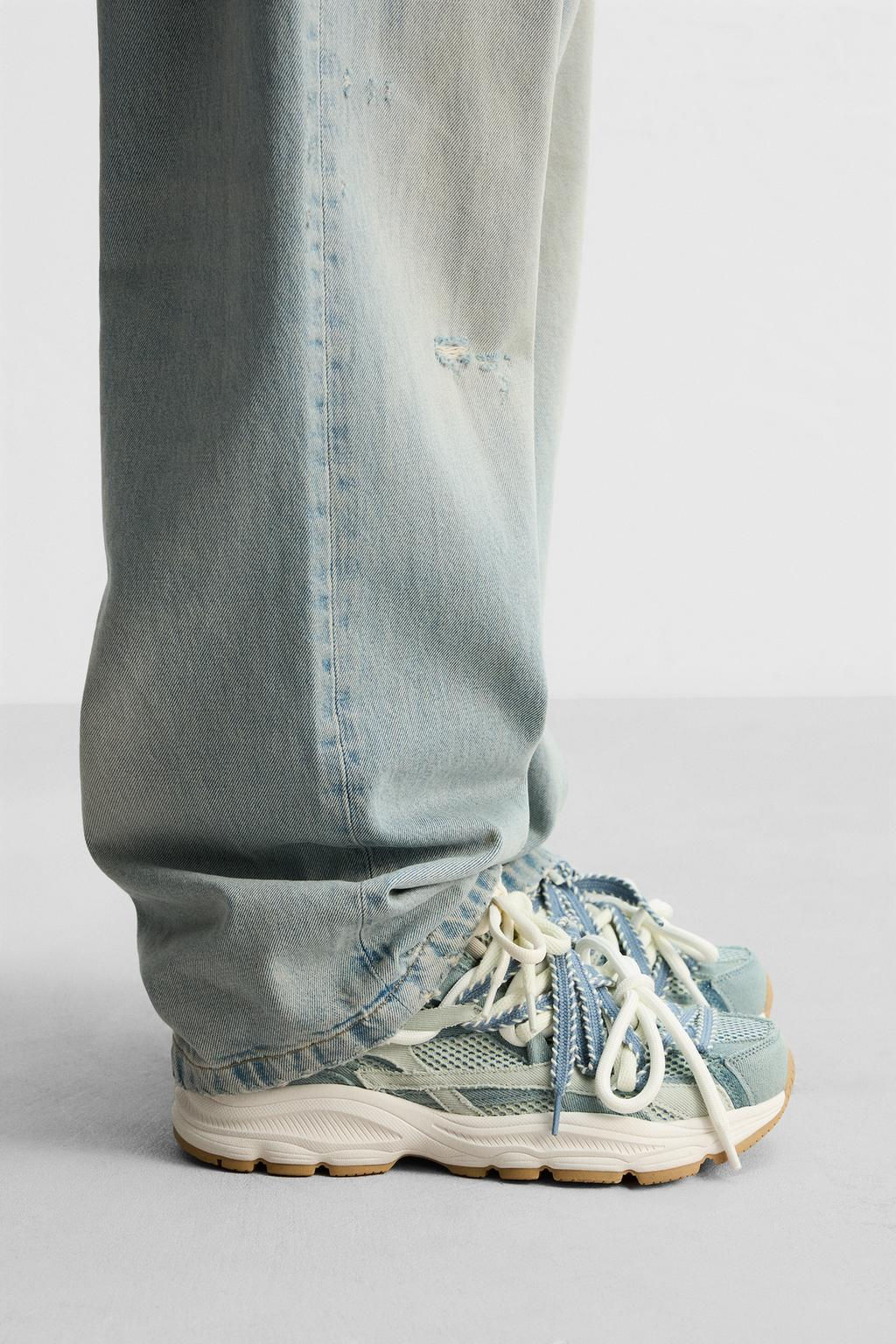 MULTI-LACE TRAINERS - Zara фото 9