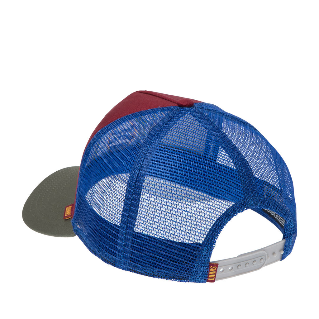 Бейсболка DJINNS арт. HFT Bitter (бордовый / оливковый)  фото 3