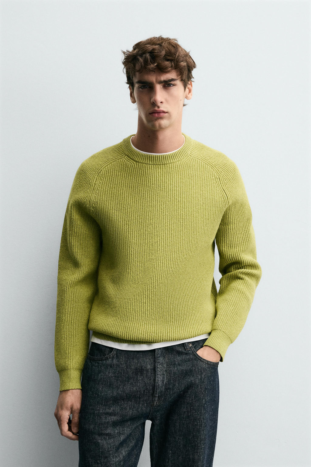 RIBBED TEXTURE SWEATER