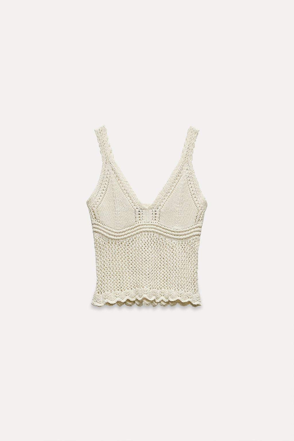 ROMANTIC KNIT TOP - Zara фото 8