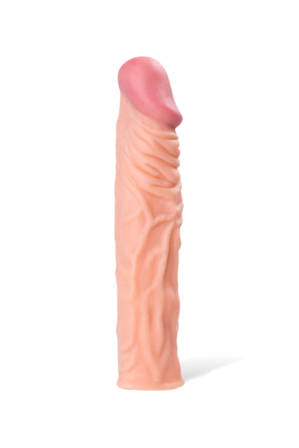 Насадка на пенис TOYFA A-Toys, SoftSkin, телесный, 19,5 см  фото 2