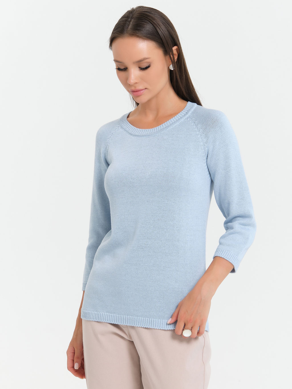 Джемпер вязаный с рукавом реглан - Stilla фото 3