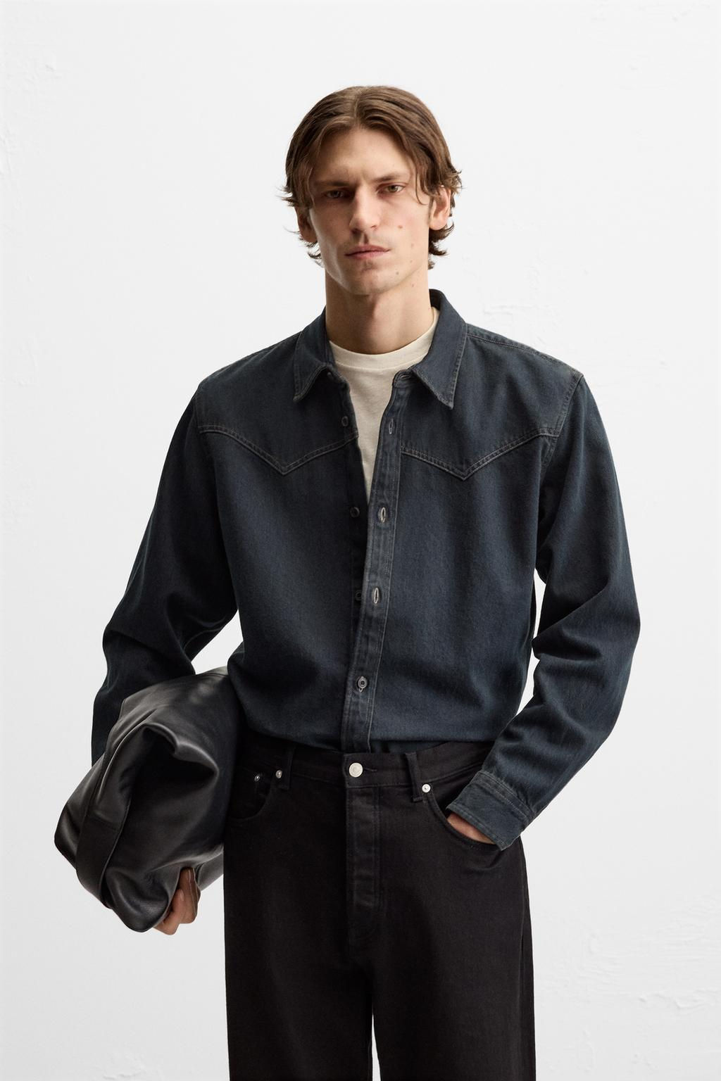 WESTERN DENIM SHIRT - Zara фото 2