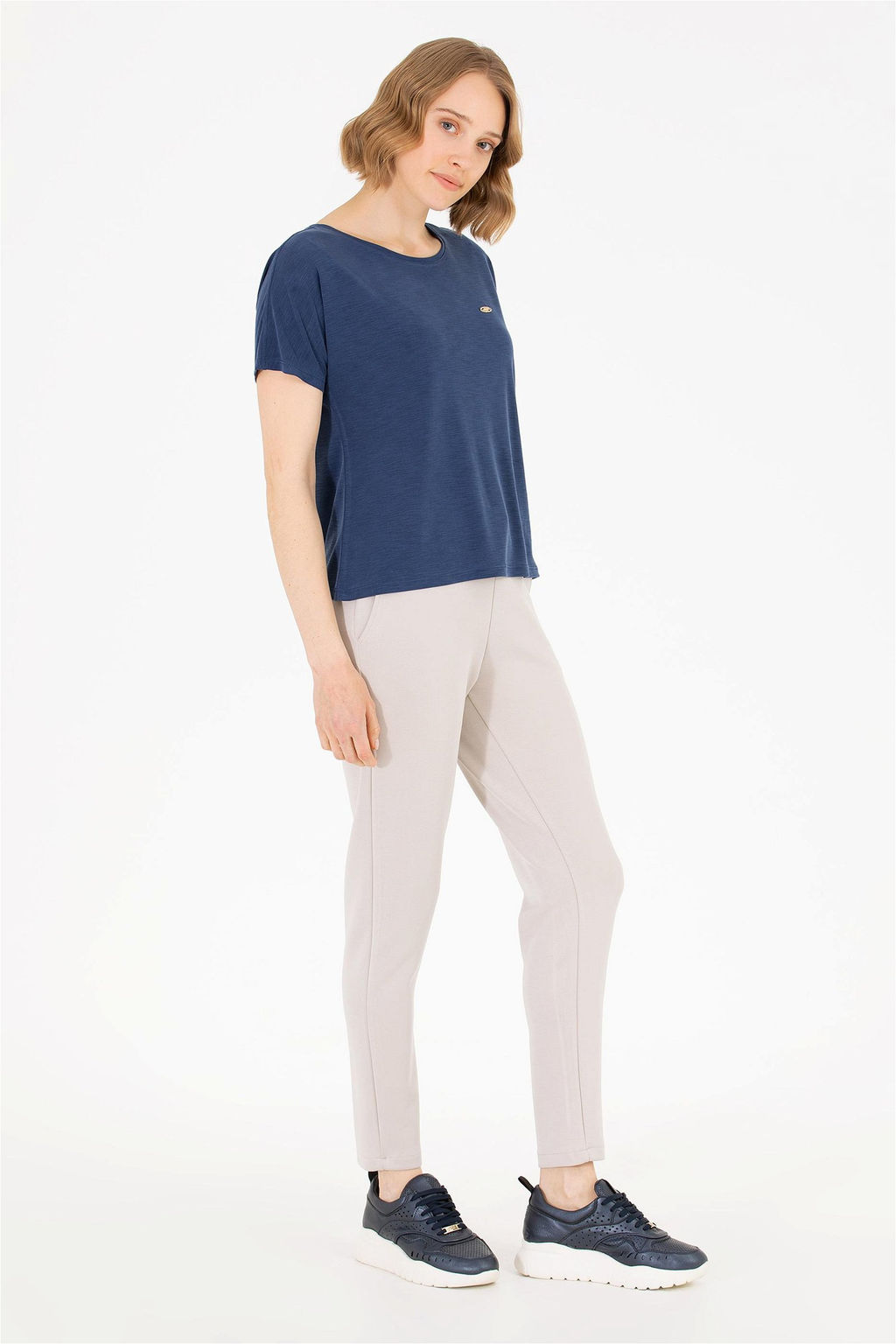 U. S. Polo Assn Женская темно-синяя футболка с круглым вырезом - U.s. polo assn фото 10