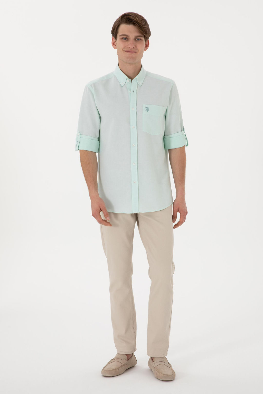 Erkek Mint Uzun Kollu G_mlek Sepette S_rpriz _ndirim - U.s. polo assn фото 4