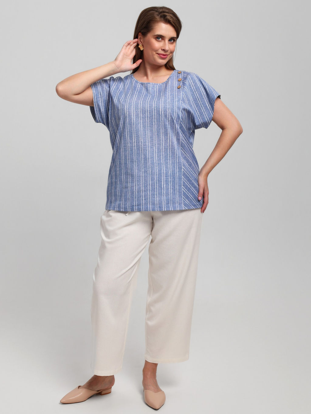 VIOTEX Футболка Баронесса-3 из хлопка (пенье) - Виотекс фото 19