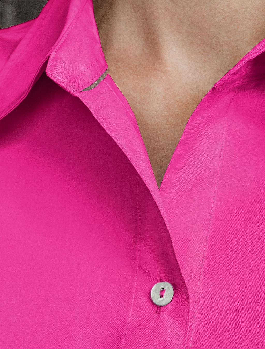 Блузка Vilatte из поплина фуксия  фото 2