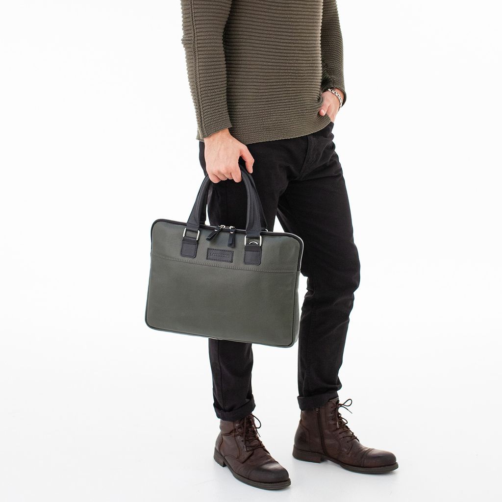 Деловая сумка для ноутбука Anson Black - Lakestone фото 27