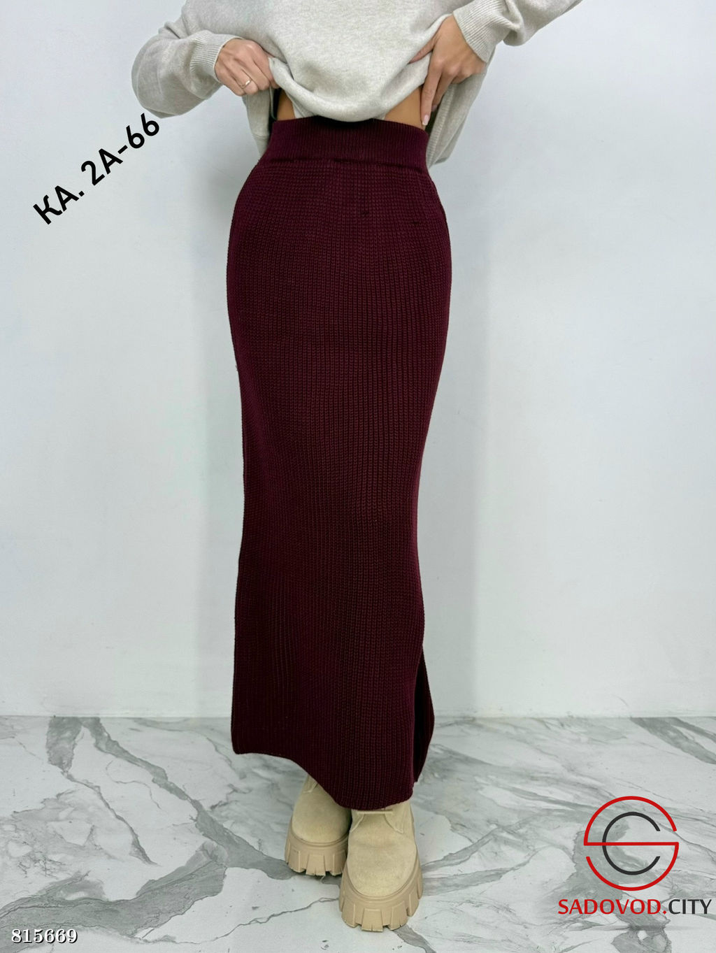 Юбка женская из шерсти - Bruno фото 2