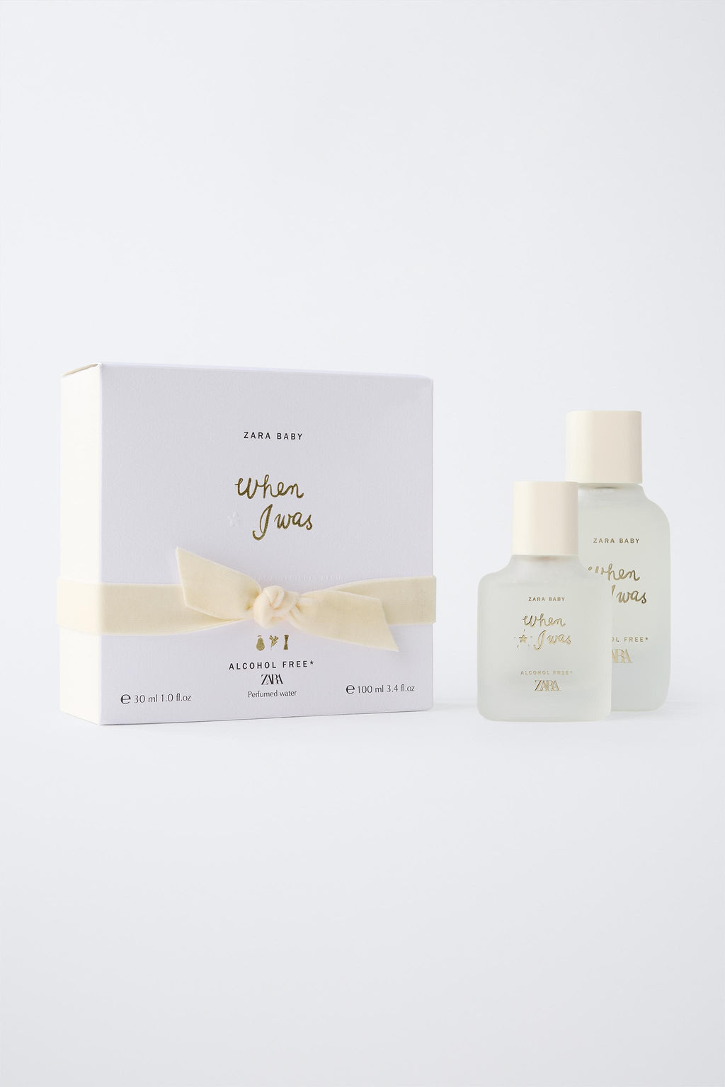 BABY WHEN I WAS ALCOHOL-FREE PERFUMED WATER EDT 100+30ML (3.4 FL OZ) (1.0 FL OZ) - Zara фото 3