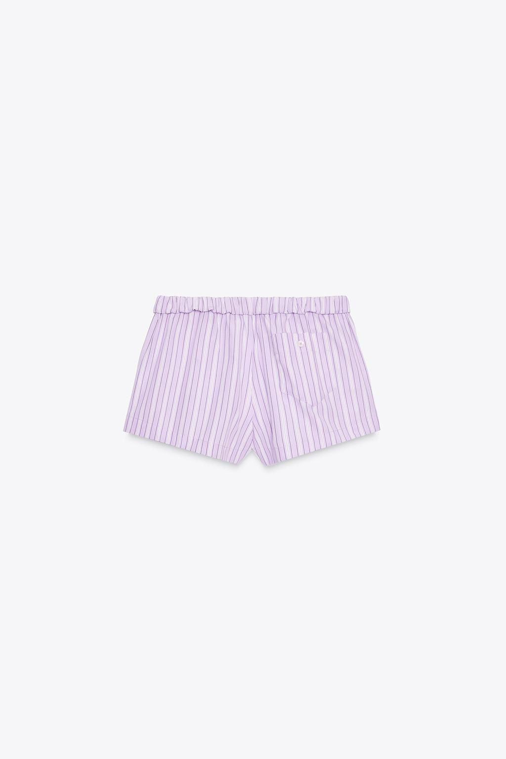 MINI SHORTS WITH TURN-UP WAIST - Zara фото 5