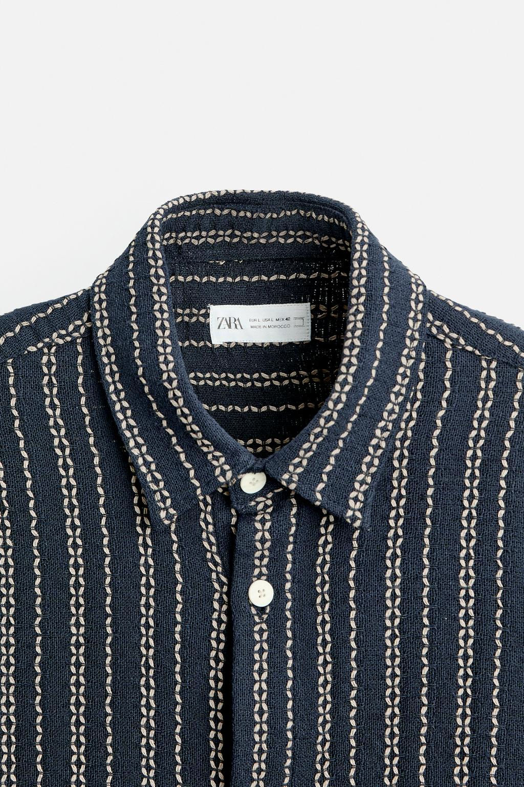 TEXTURED SHIRT - Zara фото 8