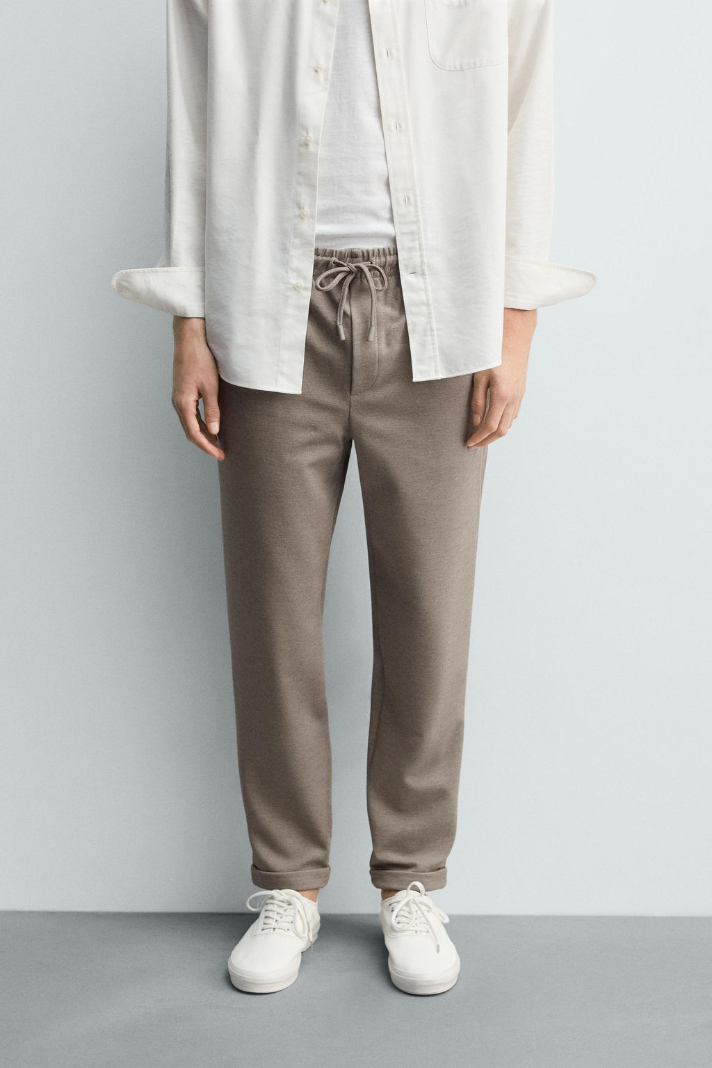 PANTAL?N CINTURA JOGGER EASY CARE / Tostado vigor? - Zara фото 13