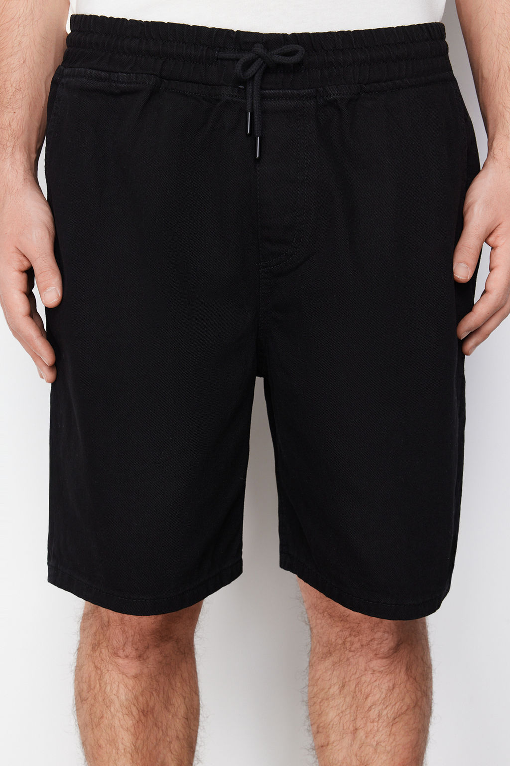 Orta Mavi Regular Beli Lastikli Kot Sort TMNSS24SR00028 - Trendyolmilla фото 13