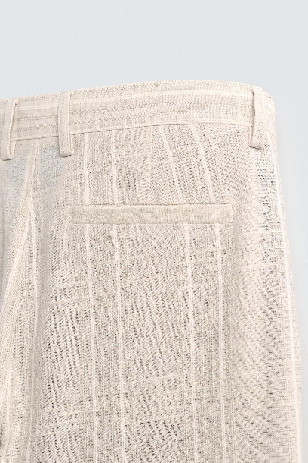 STRIPED REGULAR FIT TROUSERS - Zara фото 9