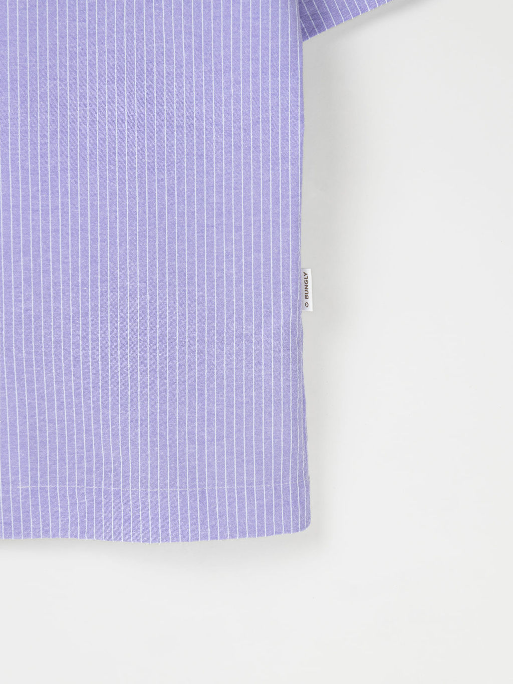 Рубашка хлопковая Лаванда с коротким рукавом 7+ - Bungly фото 4