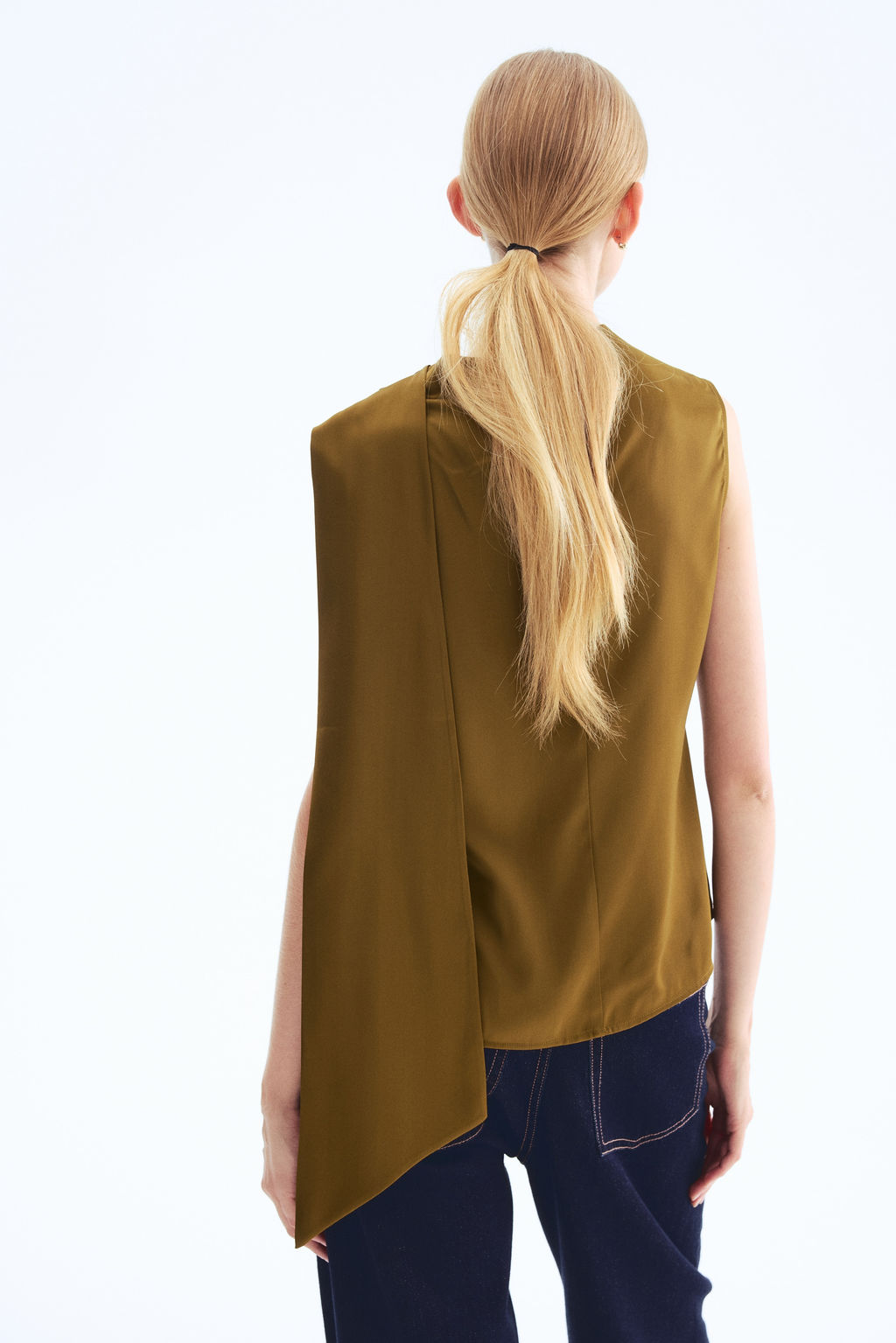 Blusa drapeada de sat?n - H&m фото 6