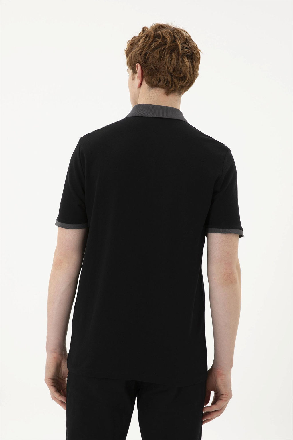 Мужская черная базовая футболка - U.s. polo assn фото 5