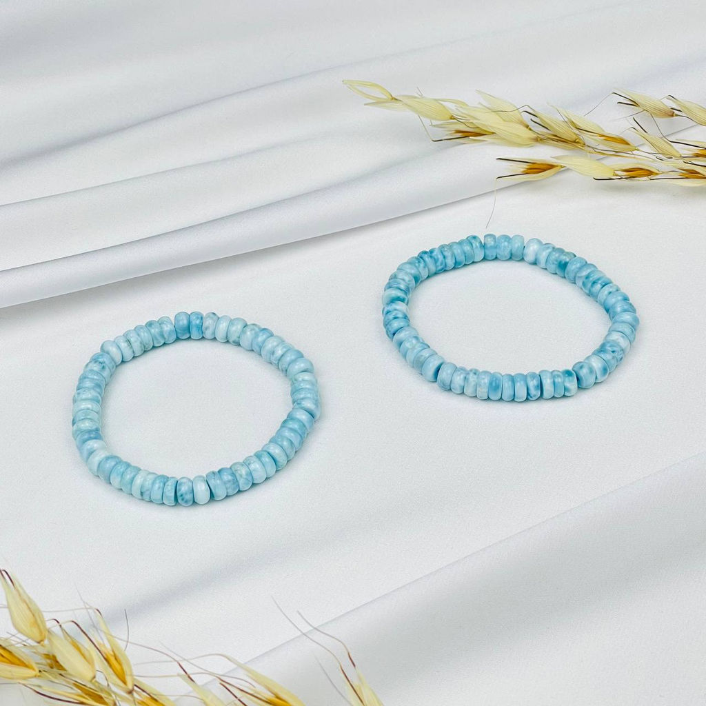 Браслет из Ларимара - Радуга самоцветов фото 2