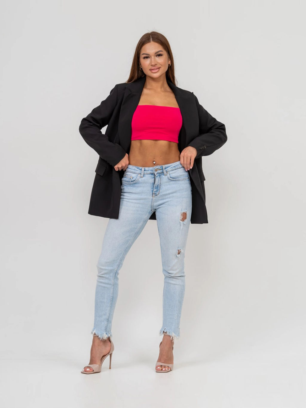 Топ женский, цвет фуксия