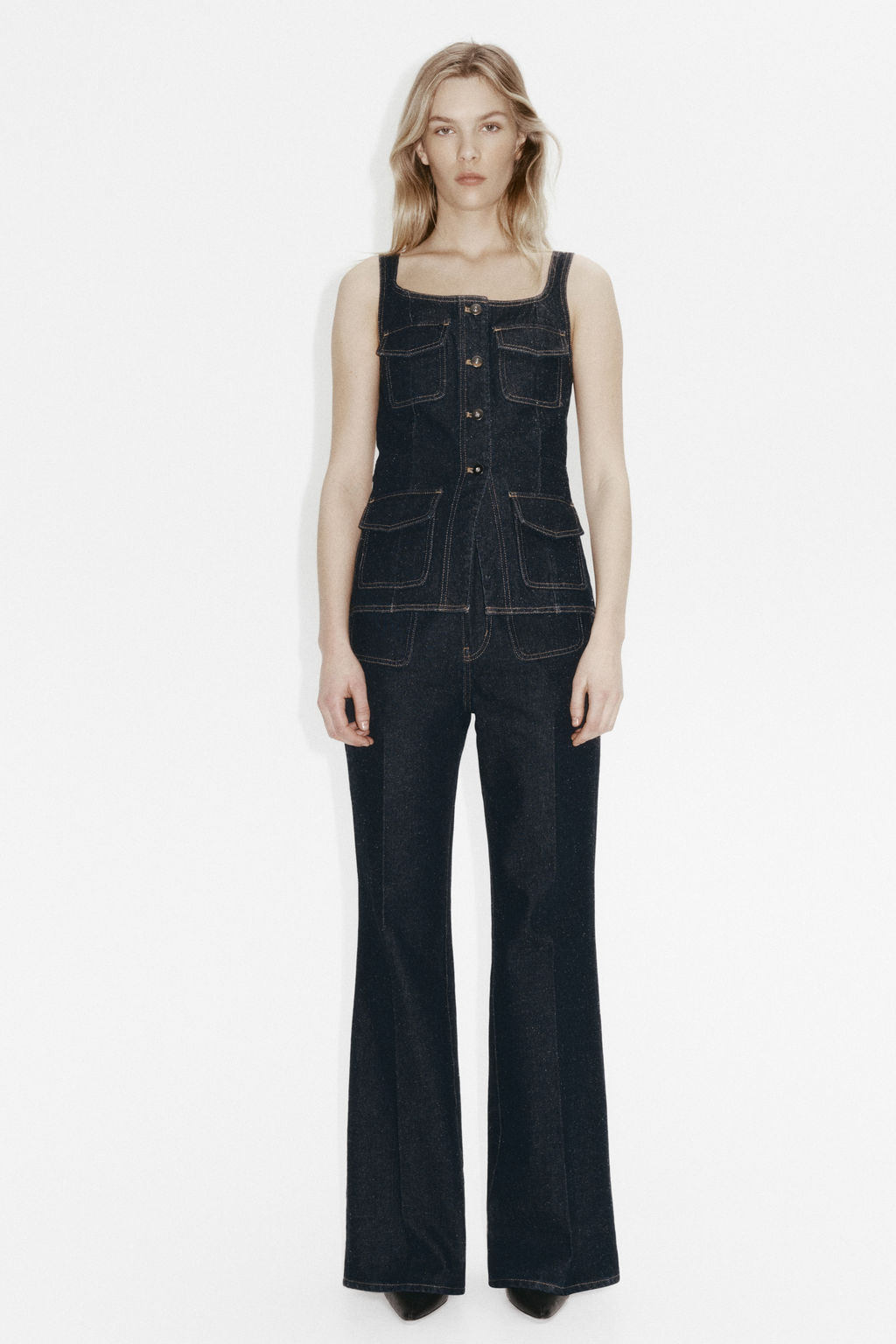 Bootcut High Jeans - H&m фото 5