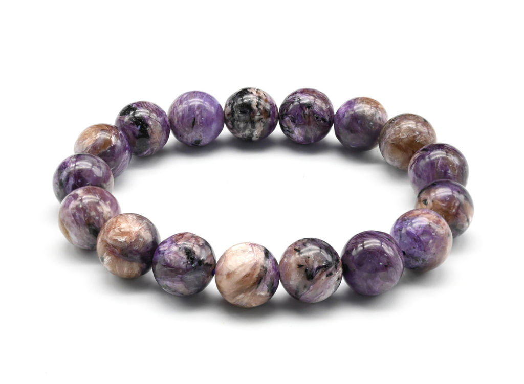 Браслет из чароита шарик 13мм, 50г