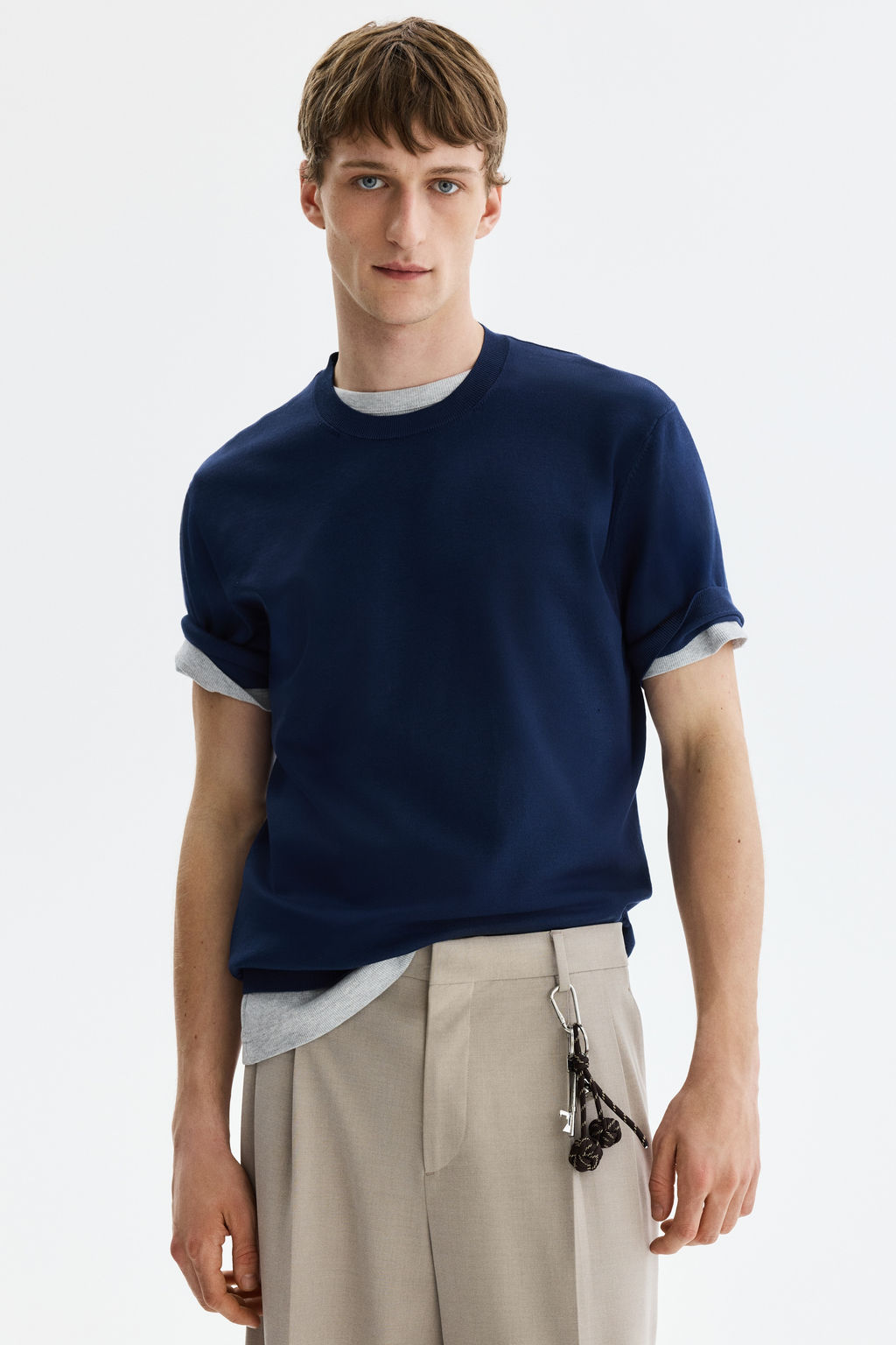 Camiseta de punto Slim Fit - H&m фото 5