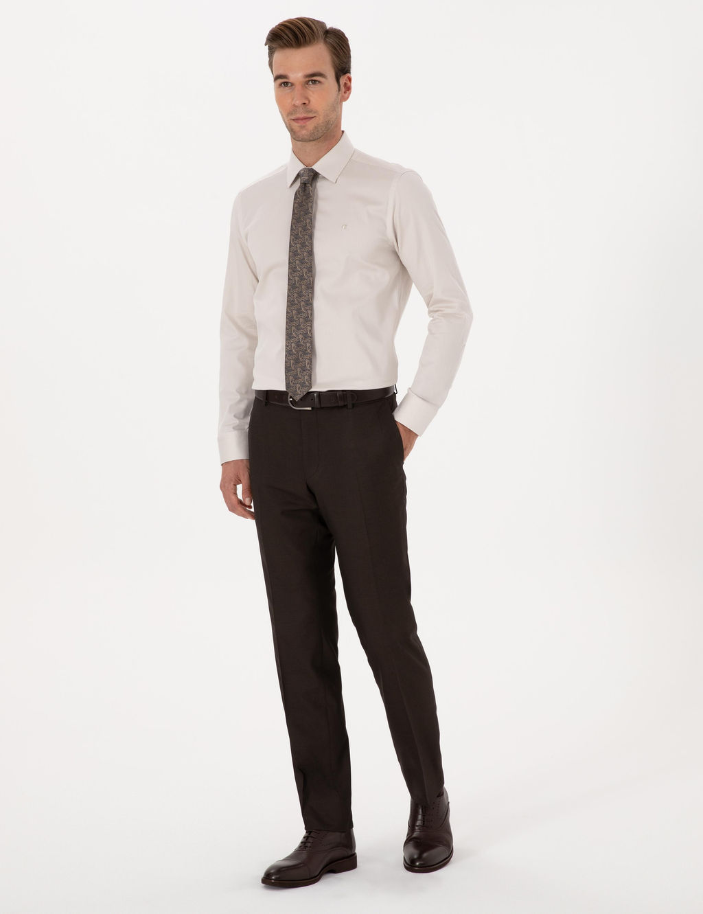 Kahverengi Slim Fit Kuma_ Pantolon - Cacharel фото 3