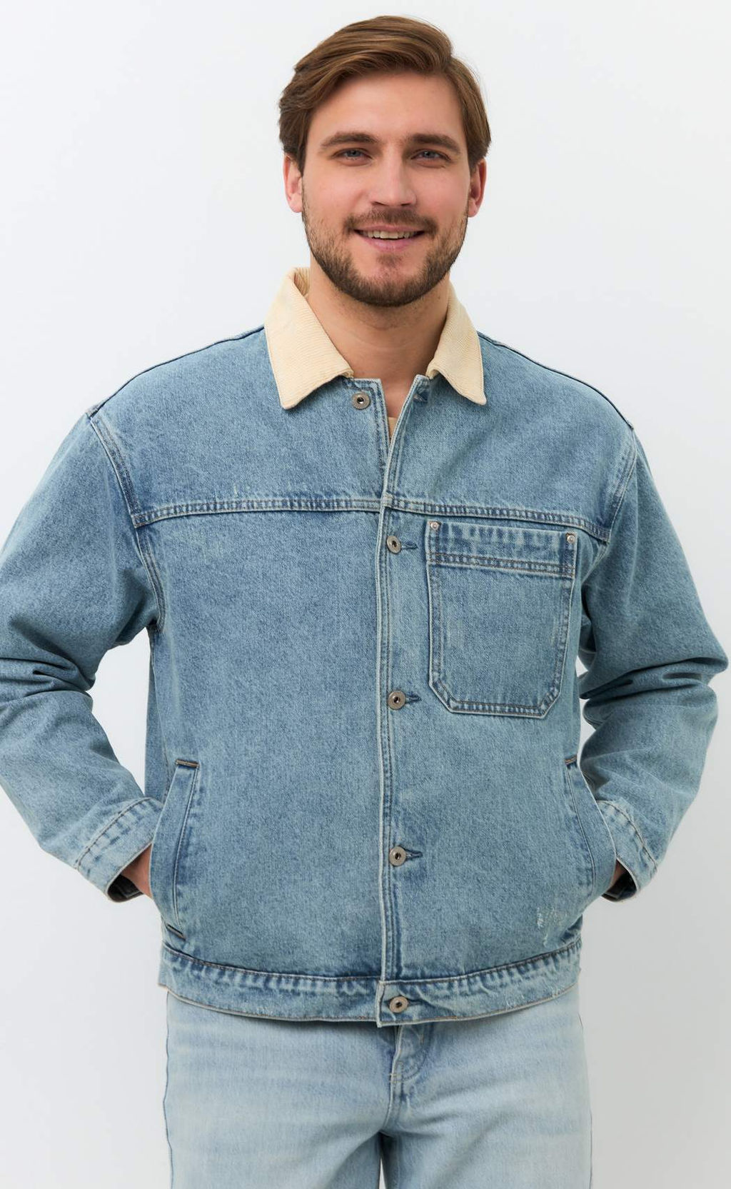 Куртка джинс P511-1256 l.blue