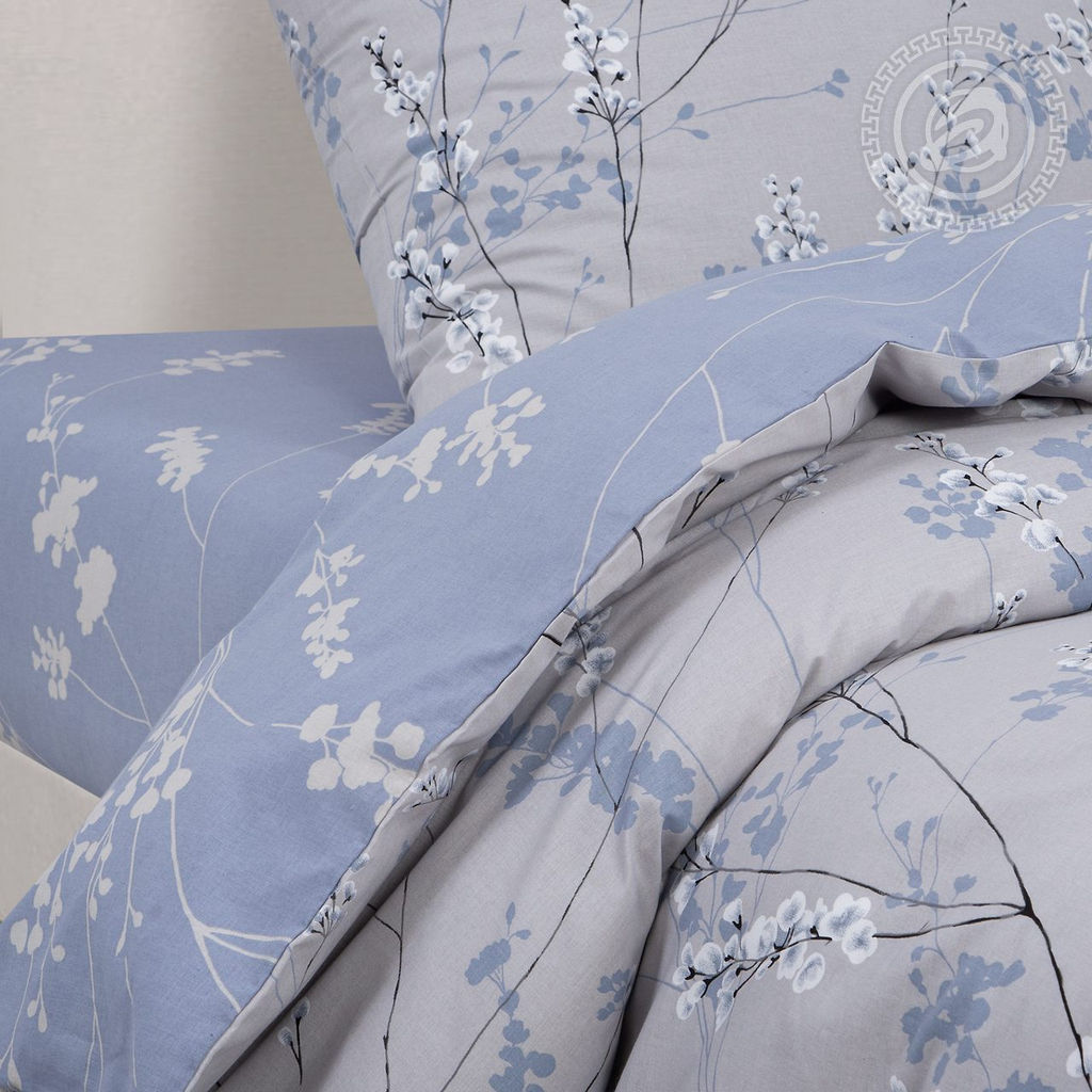 Постельное белье Камелия с наволочками 50х70 (поплин DE LUXE) 2 сп. с Евро/Пододеяльник: 1 шт. - 215*175; Простыня: 1 шт. - 215*240; Наволочка: 2 шт. - 50*70; DE LUXE с наволочками 50х70 - Артпостель фото 2