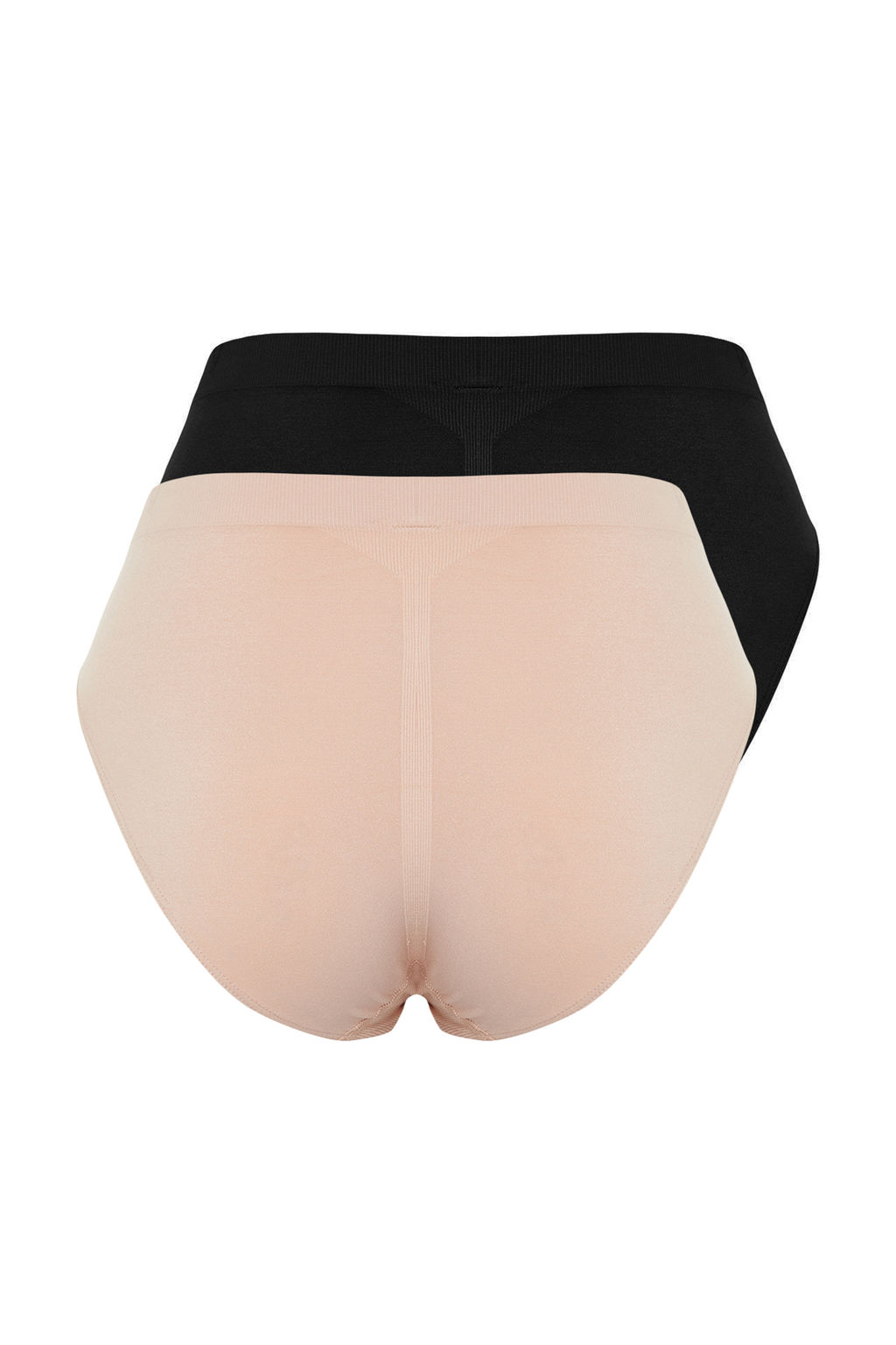 TRENDYOLMILLA Siyah 2li Paket Seamless/Dikissiz Hipster Orme Kulot THMAW22KU0013 фото 16