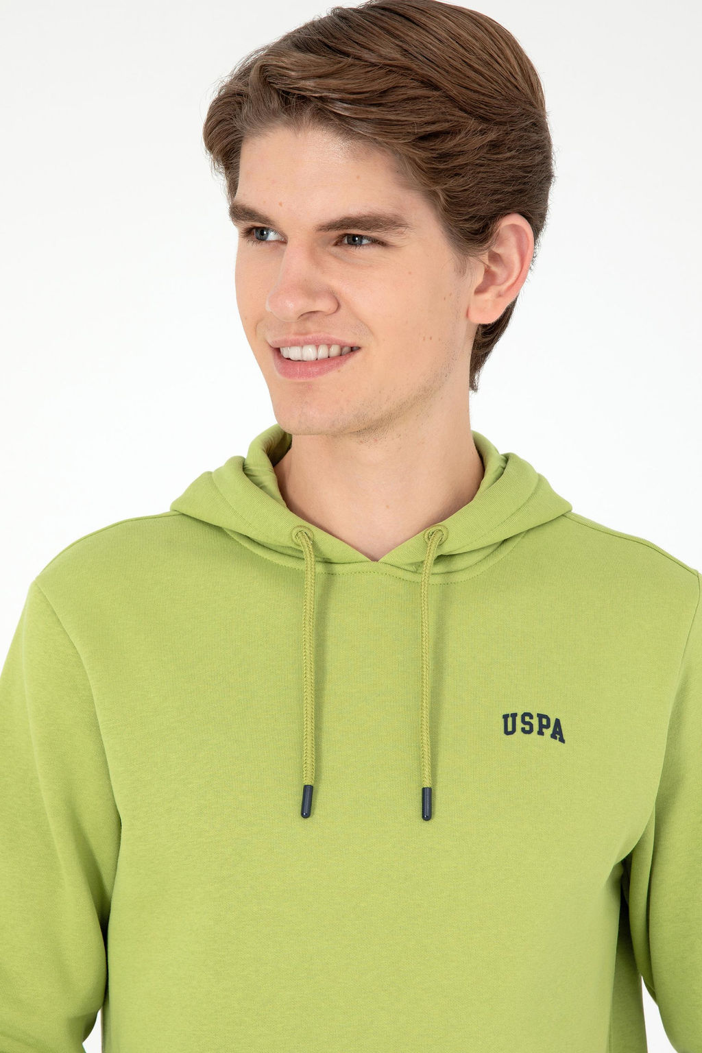 Мужской базовый свитшот фисташкового цвета Неожиданная скидка в корзине - U.s. polo assn фото 2