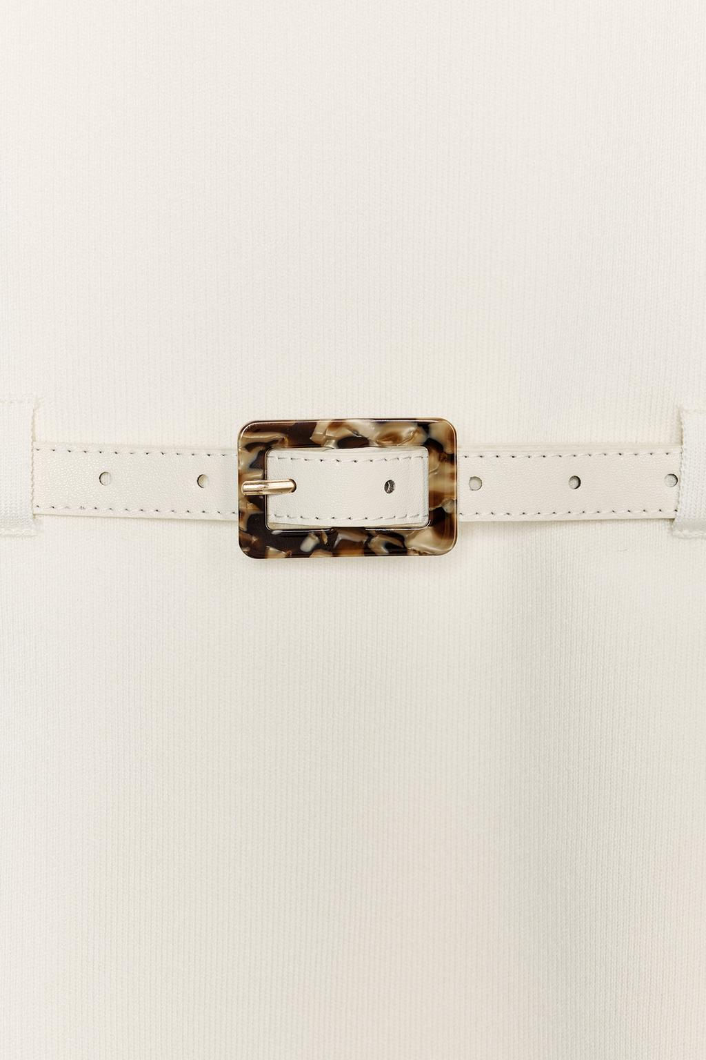 KNITTED TOP WITH BELT - Zara фото 9