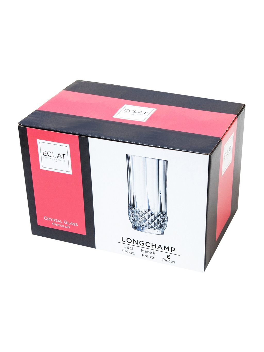 Набор стаканов ЛОНГШАМП 280мл высокие 6шт