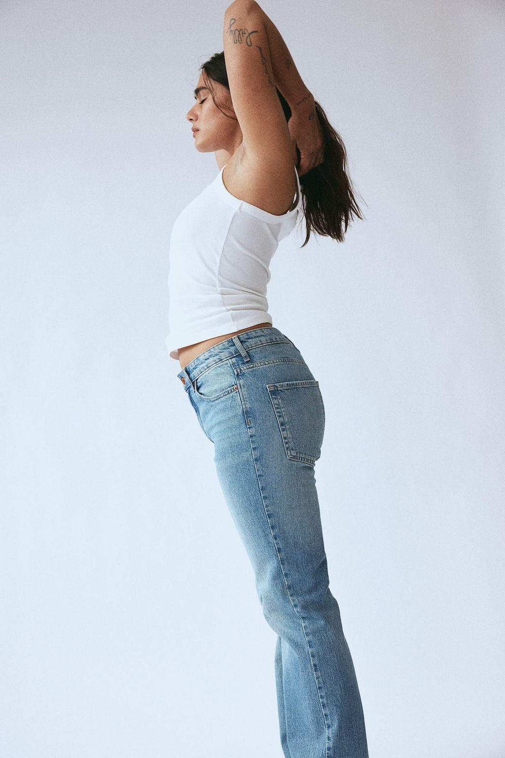 Bootcut High Jeans - H&m фото 3