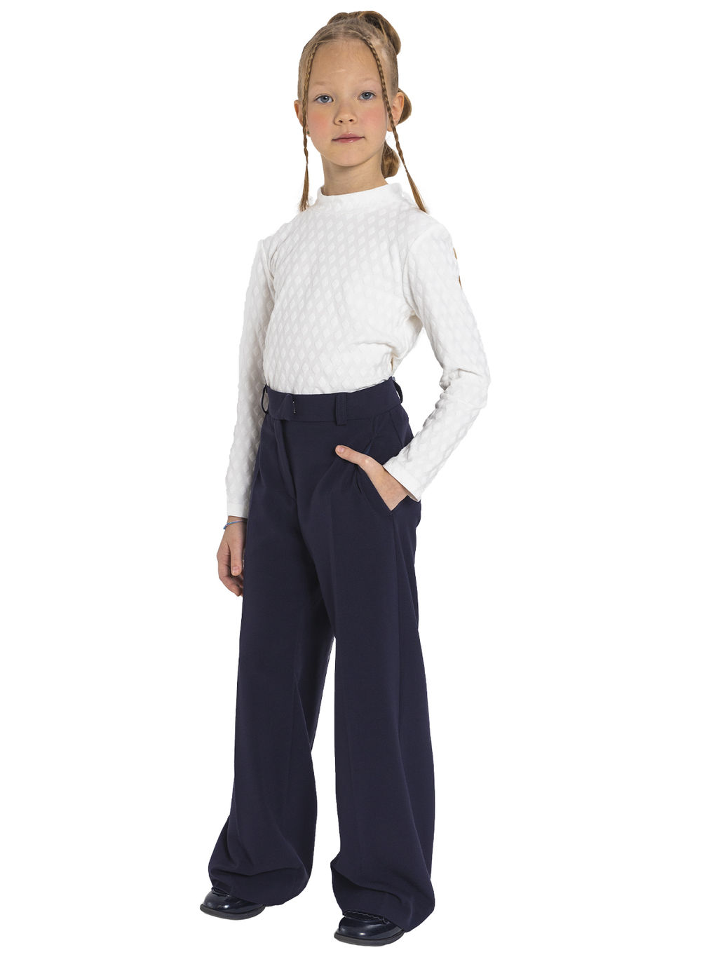 Школьный джемпер для девочки О76558 - Карамелли фото 3