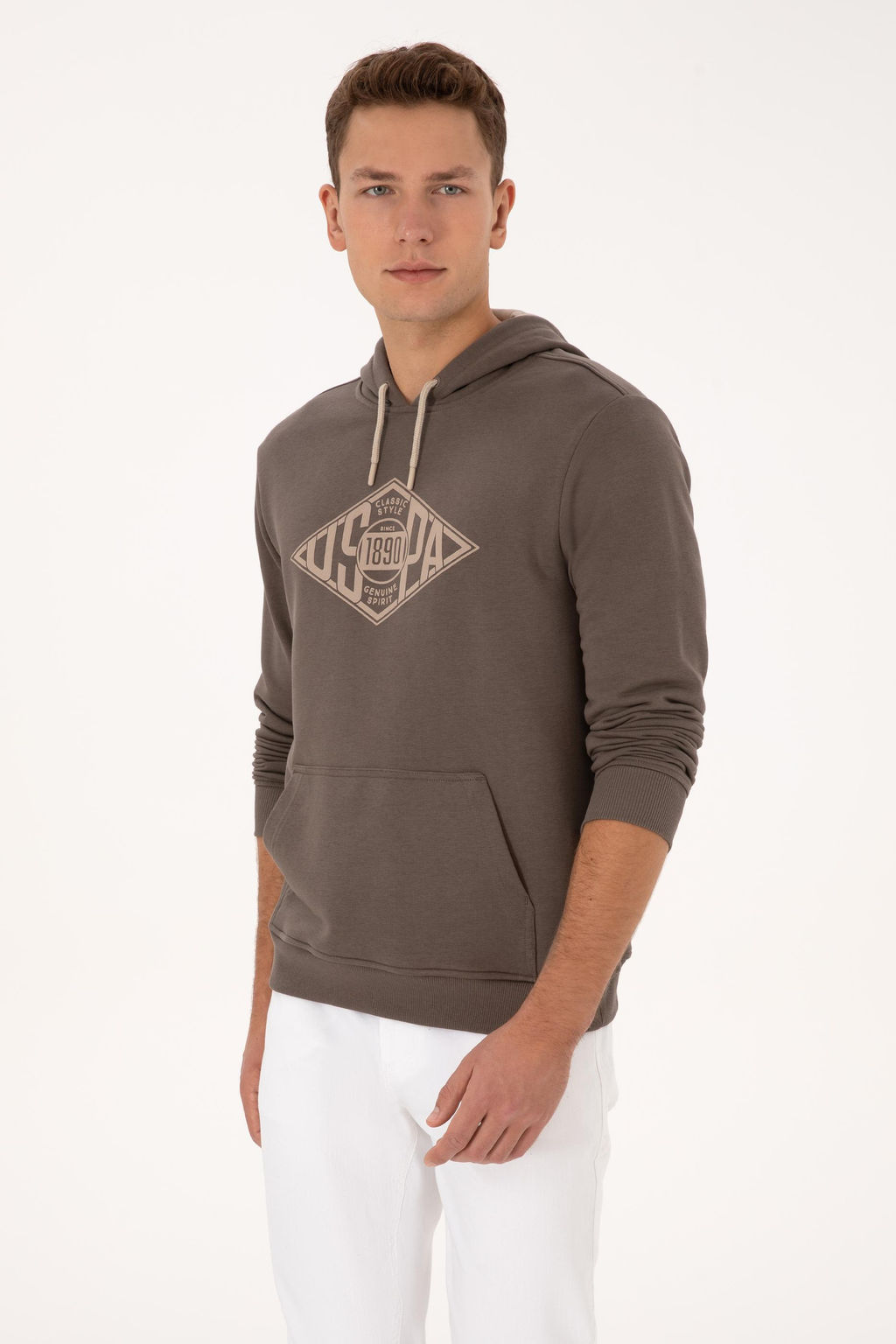 Erkek Vizon Sweatshirt