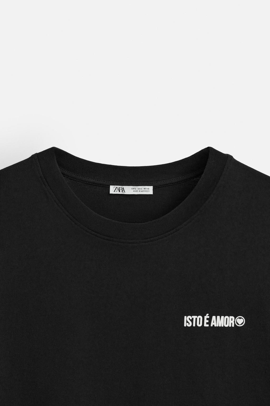 LIMITED EDITION RUBBERISED PRINT T-SHIRT - Zara фото 19