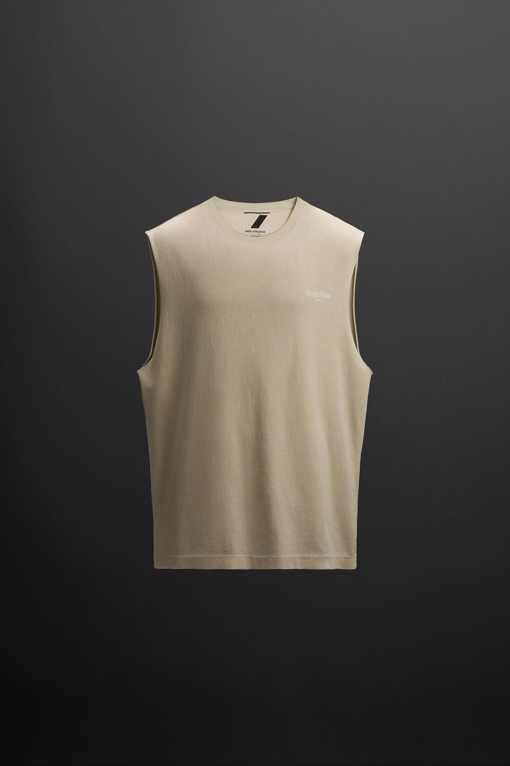 GRAPHIC PRINT TANK T-SHIRT - Zara фото 6