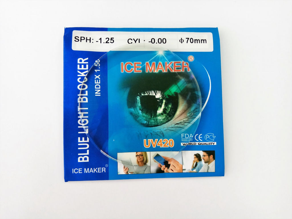 Линзы BLUE LIGHT BLOCKER 1.56 Ф70 ДИОПТРИИ: -4.25 - -6.00