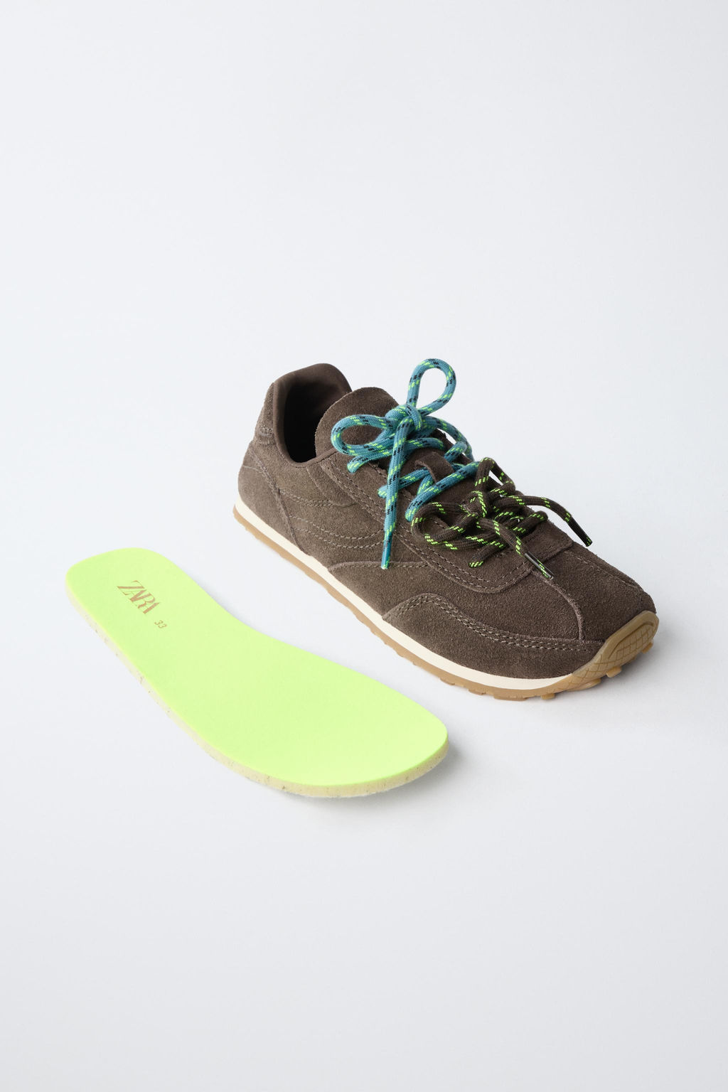 ZAPATILLA DEPORTIVA BAREFOOT PIEL / Marr?n Chocolate - Zara фото 3